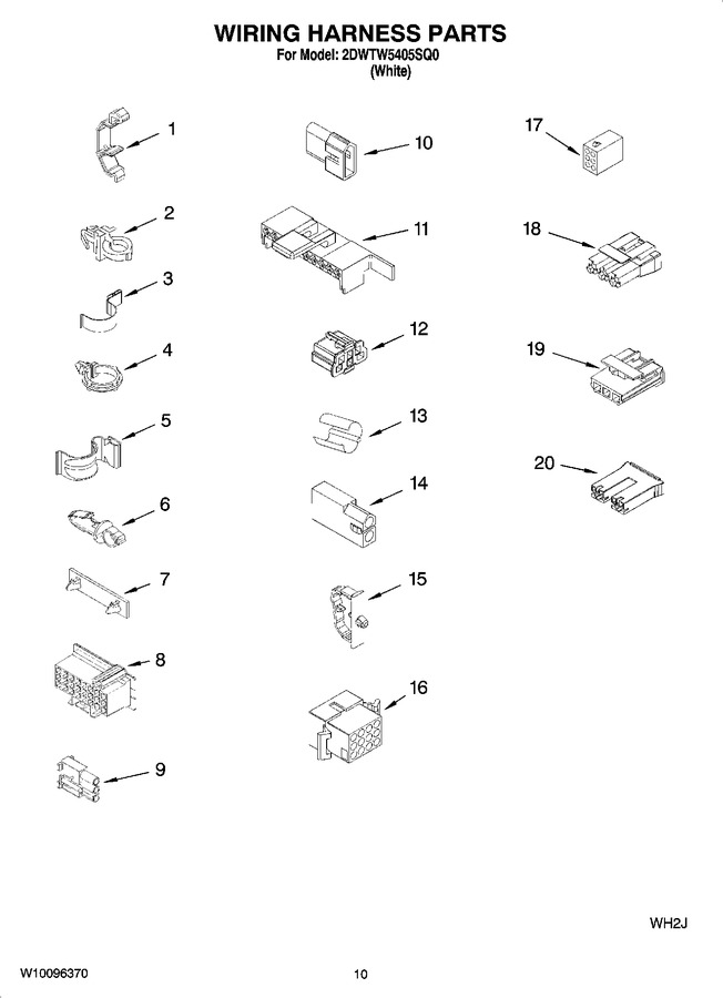 Diagram for 2DWTW5405SQ0