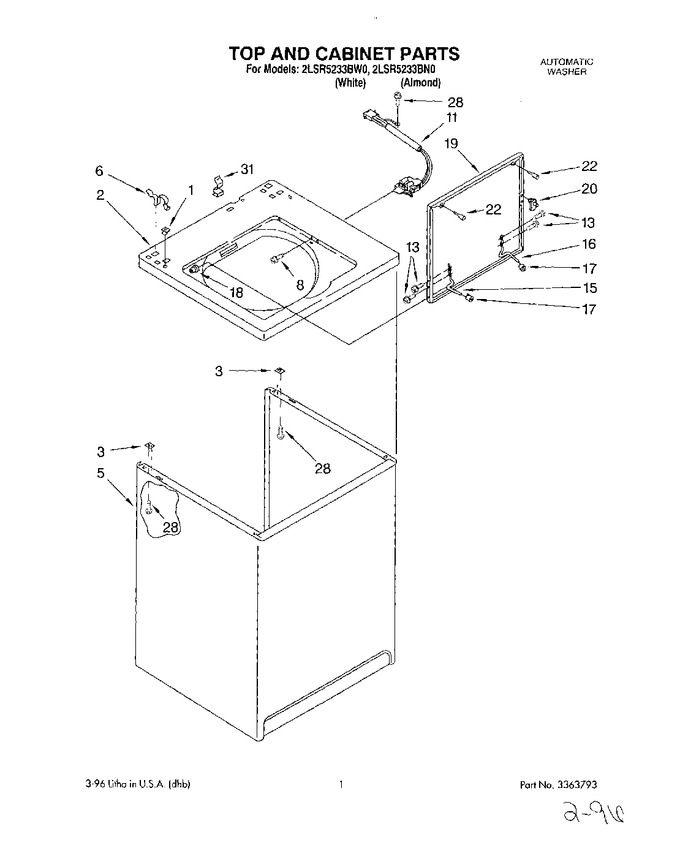Diagram for 2LSR5233BW0