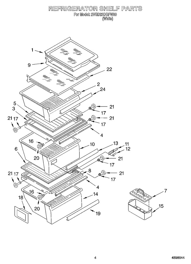 Diagram for 2VGD23DQFW00