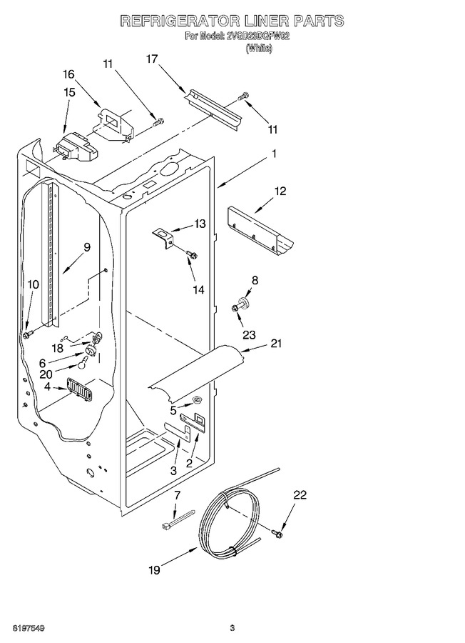 Diagram for 2VGD23DQFW02