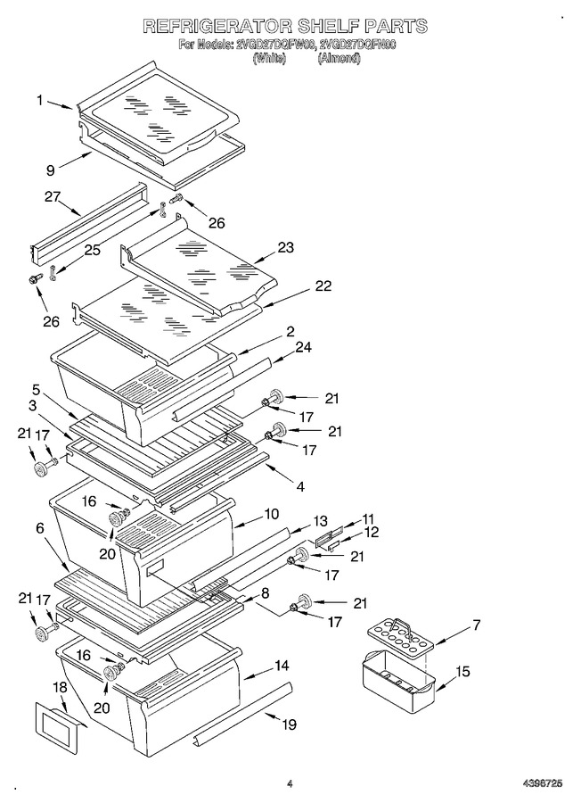 Diagram for 2VGD27DQFN00