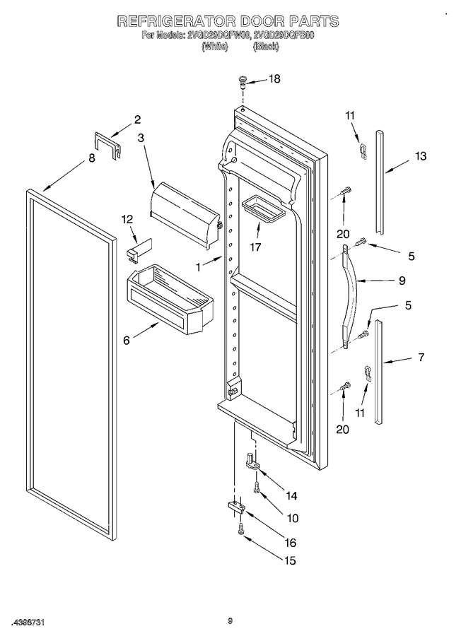 Diagram for 2VGD29DQFW00