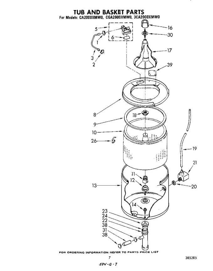 Diagram for CA2000XMW0