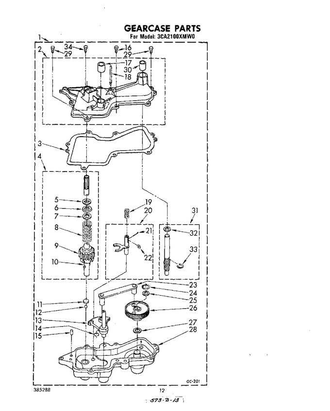 Diagram for 3CA2100XMW0