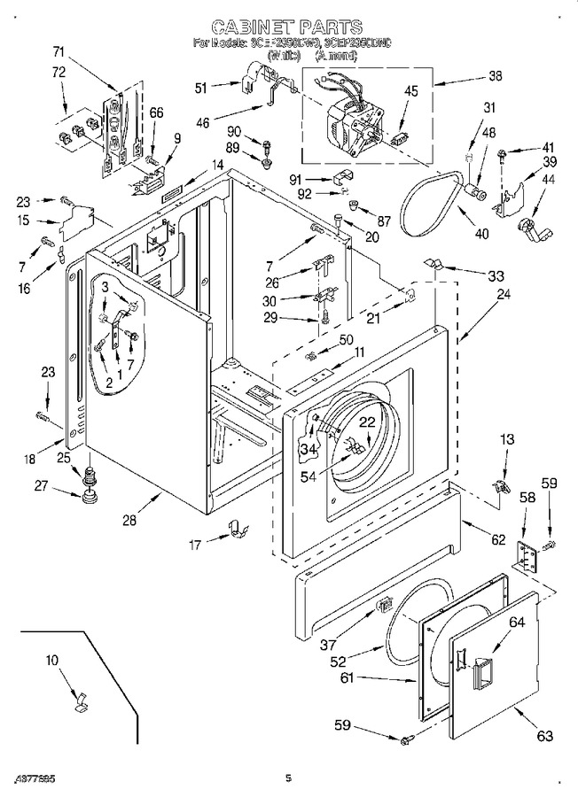 Diagram for 3CEP2950DW0