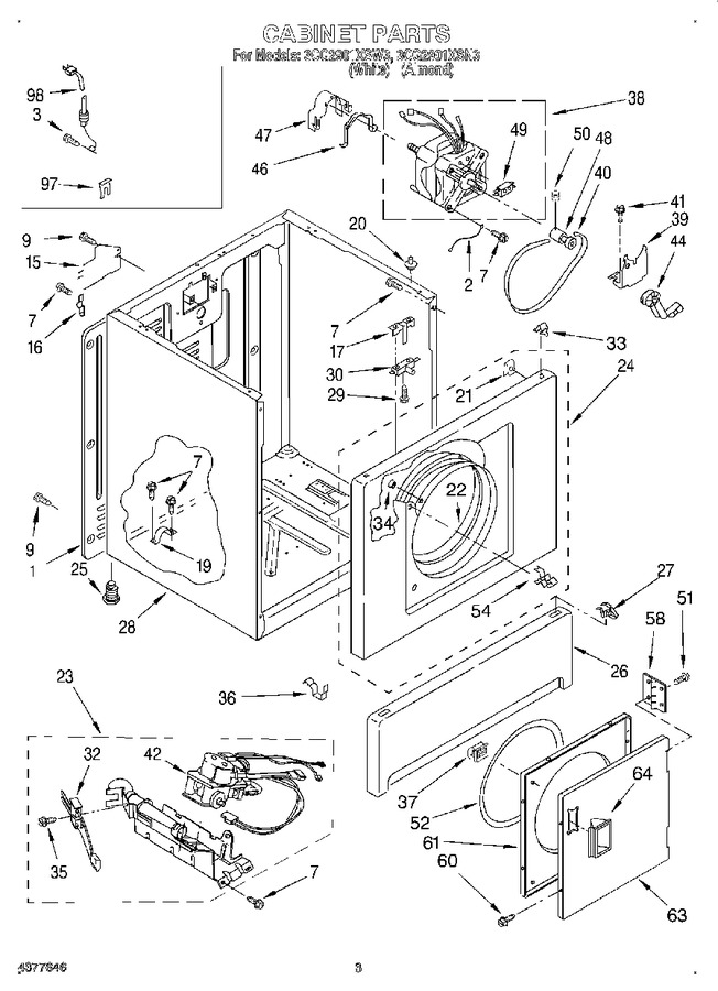 Diagram for 3CG2901XSW3