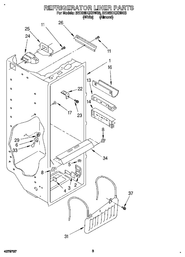 Diagram for 3ED22DQXBW03