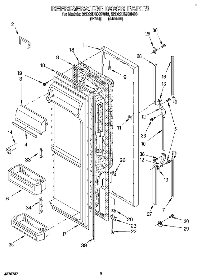 Diagram for 3ED22DQXBW03
