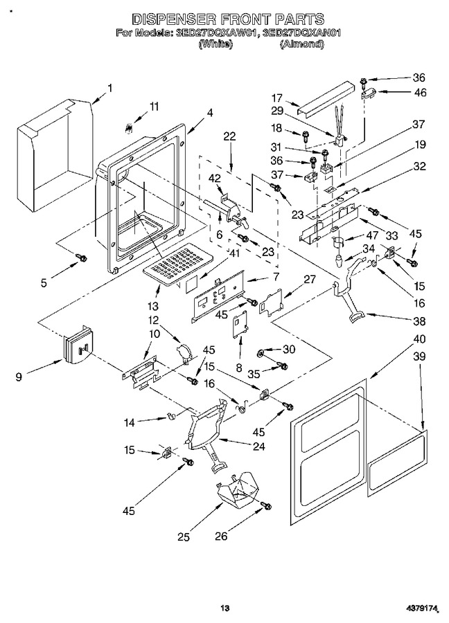 Diagram for 3ED27DQXAW01