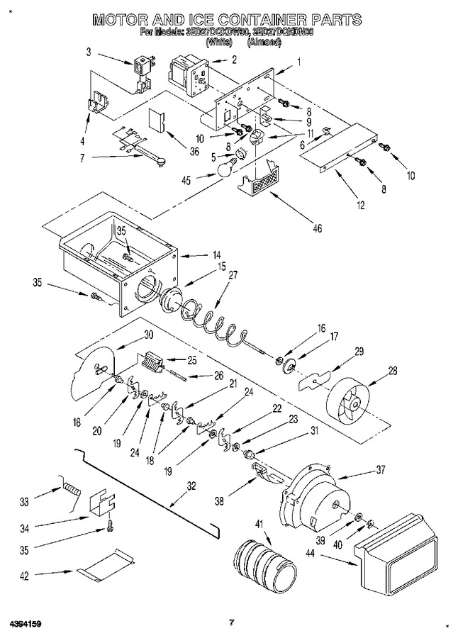 Diagram for 3ED27DQXDW00