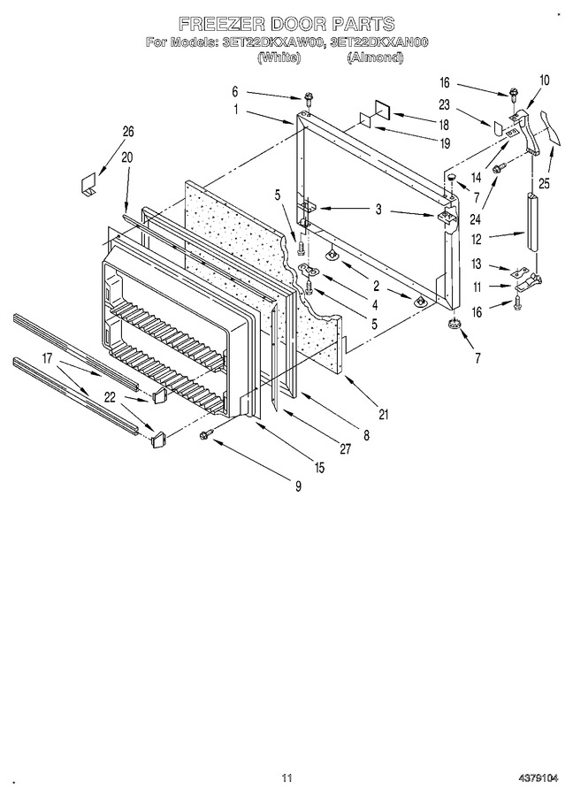 Diagram for 3ET22DKXAW00