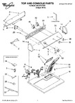 Diagram for 01 - Top And Console Parts