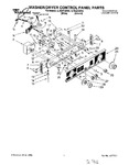 Diagram for 01 - Washer/dryer Control Panel