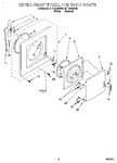 Diagram for 02 - Dryer Front Panel And Door