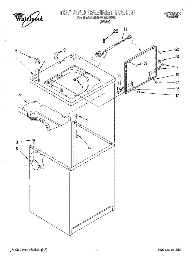 Diagram for 3MAS1432GW0
