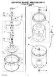 Diagram for 03 - Agitator, Basket And Tub Parts