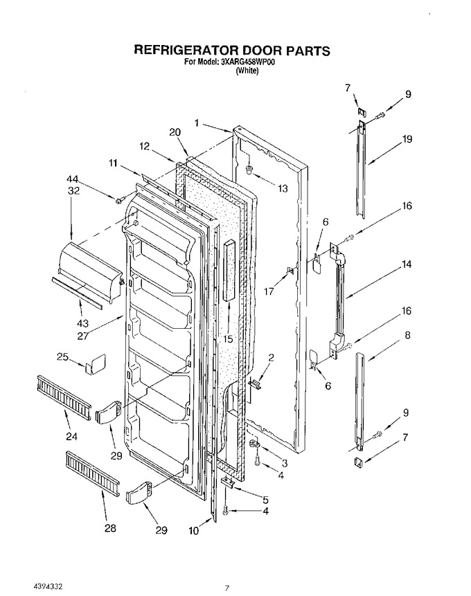 Diagram for 3XARG458WP00