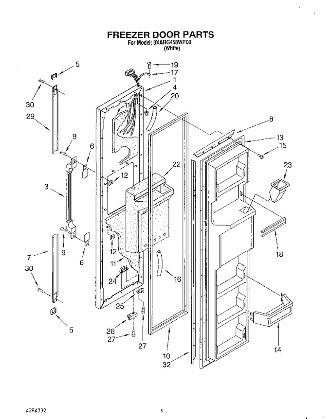 Diagram for 3XARG458WP00
