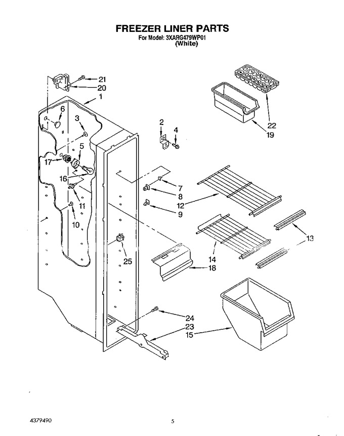 Diagram for 3XARG479WP01