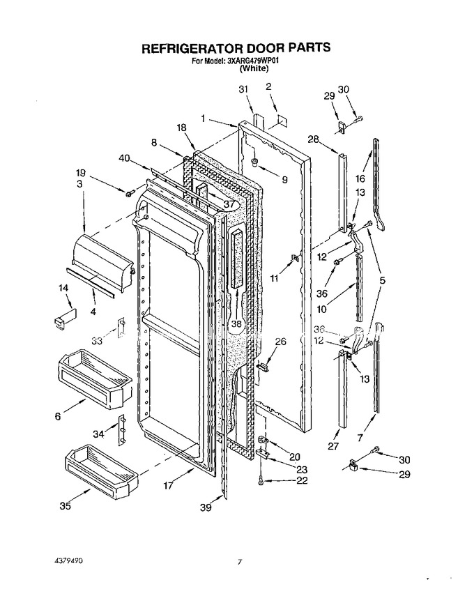 Diagram for 3XARG479WP01