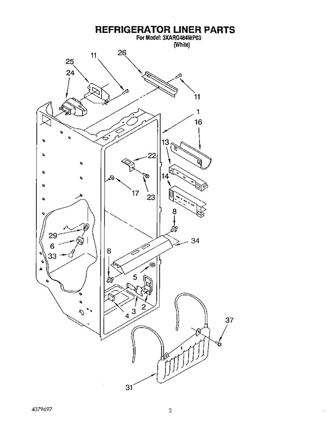Diagram for 3XARG484WP03