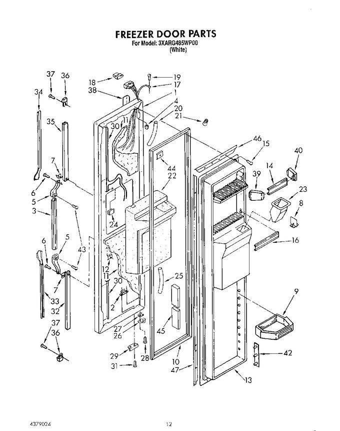 Diagram for 3XARG485WP00