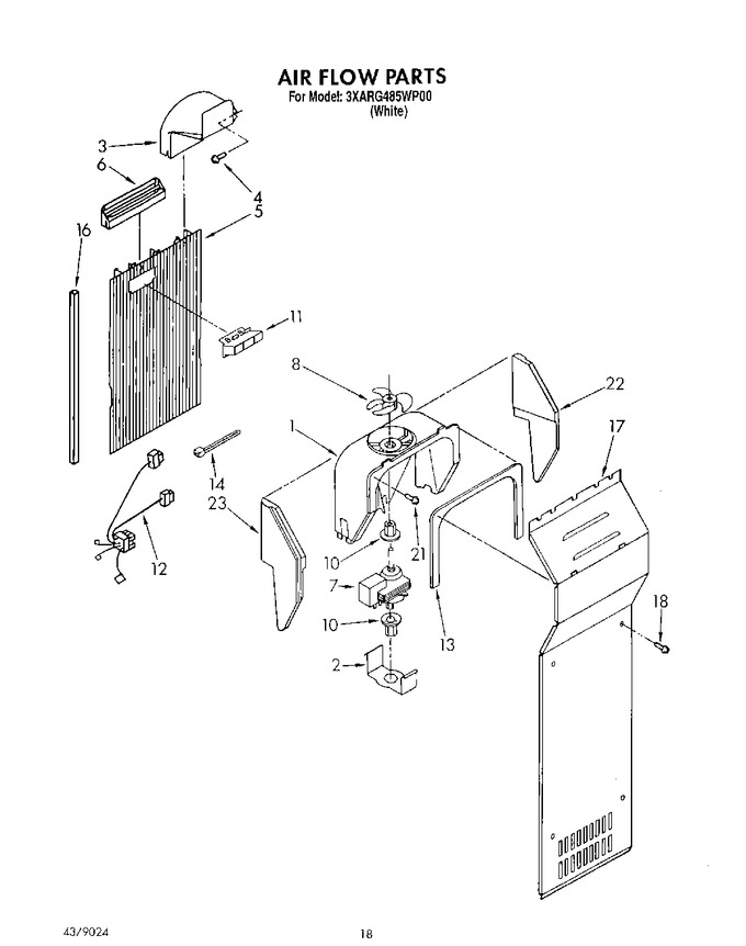 Diagram for 3XARG485WP00