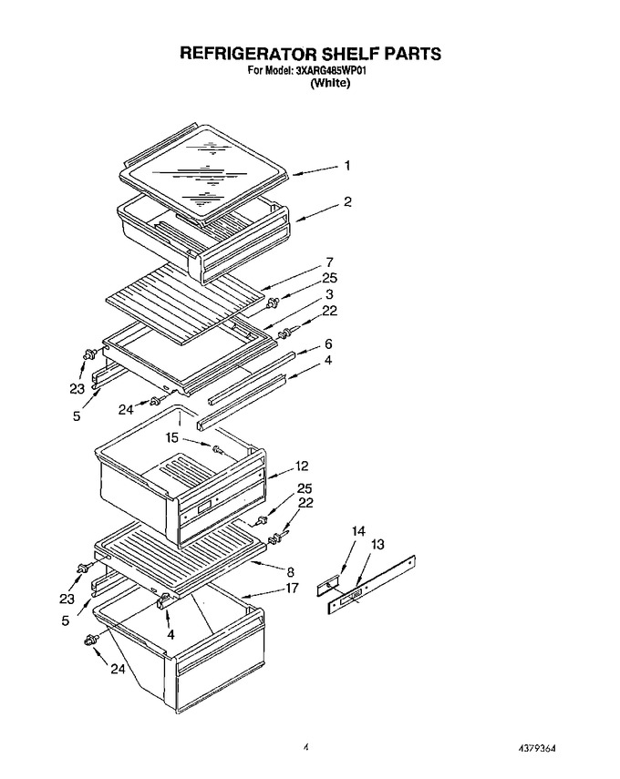 Diagram for 3XARG485WP01