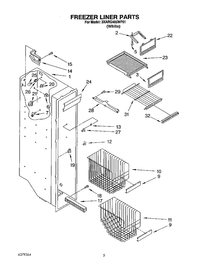 Diagram for 3XARG485WP01