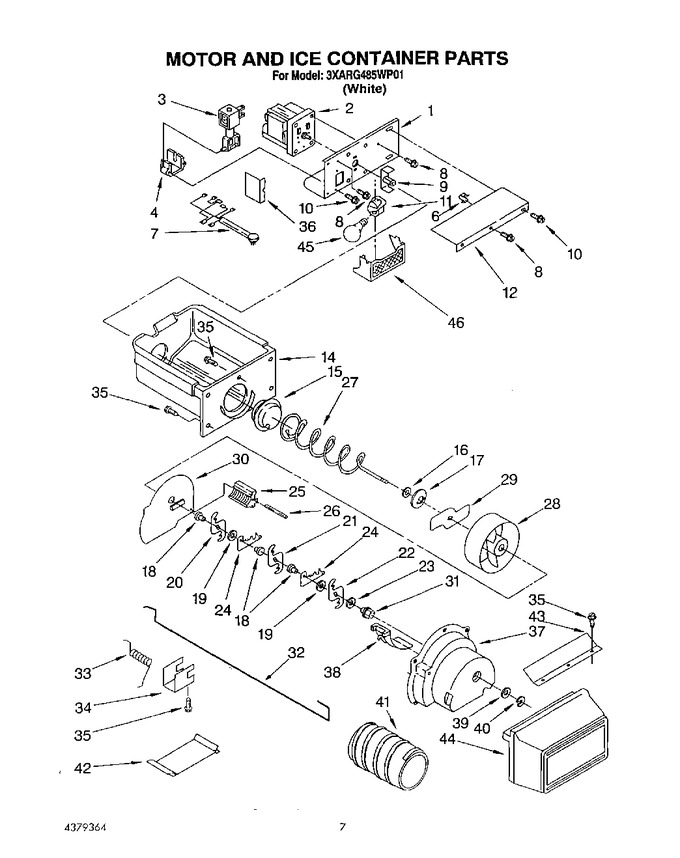 Diagram for 3XARG485WP01
