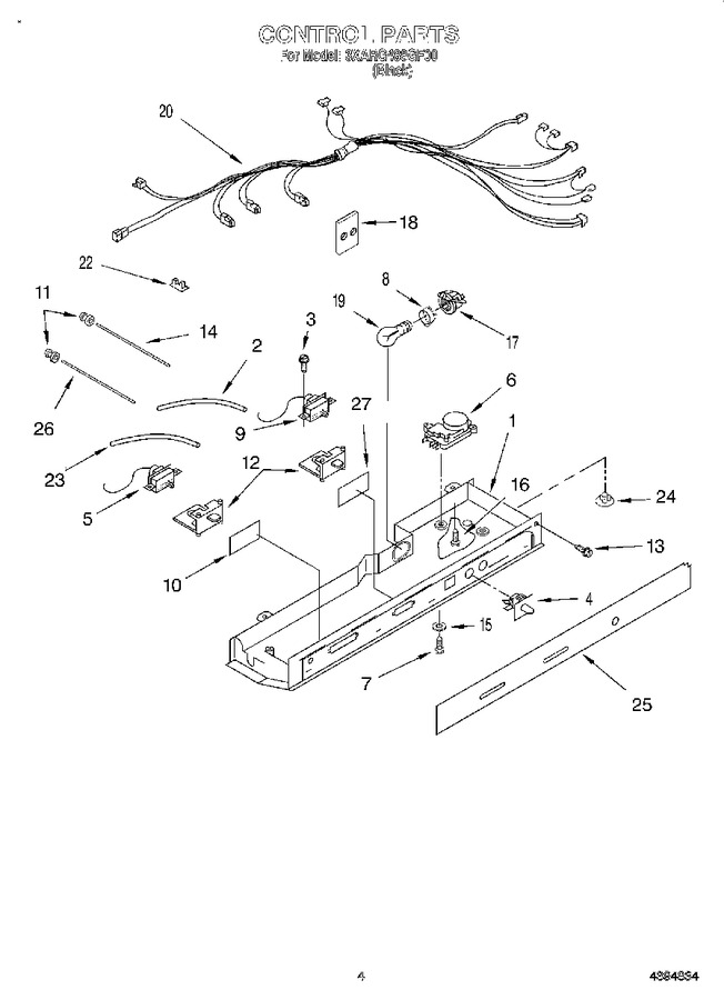 Diagram for 3XARG488GF00