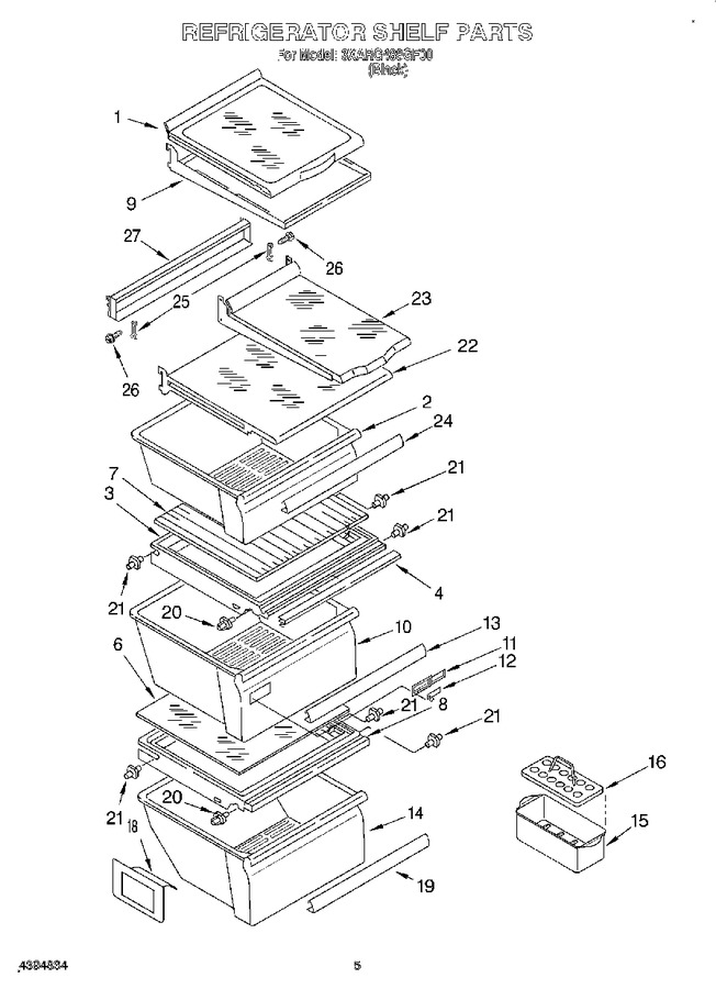 Diagram for 3XARG488GF00