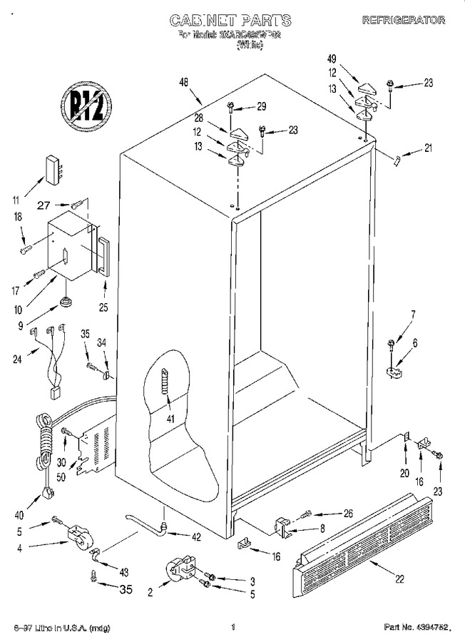 Diagram for 3XARG496WP02