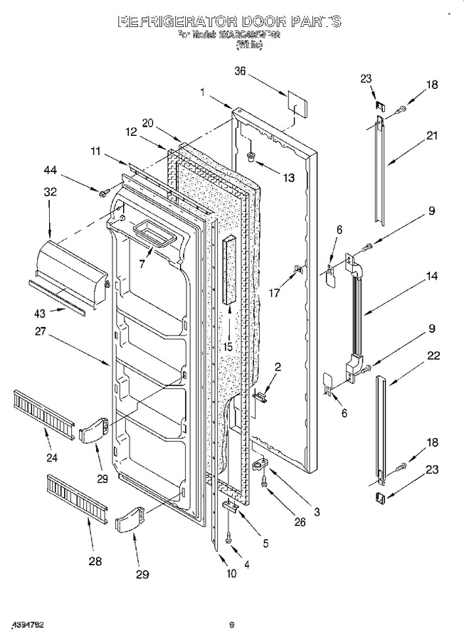 Diagram for 3XARG496WP02