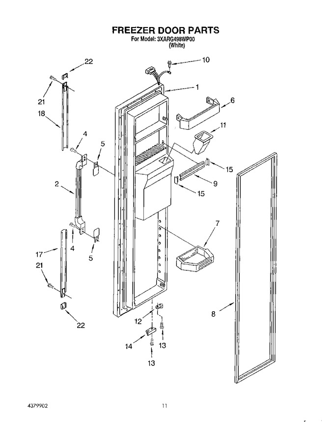 Diagram for 3XARG498WP00