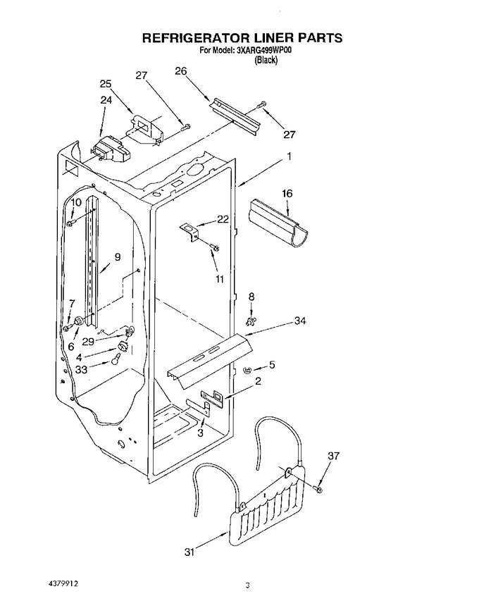 Diagram for 3XARG499WP00