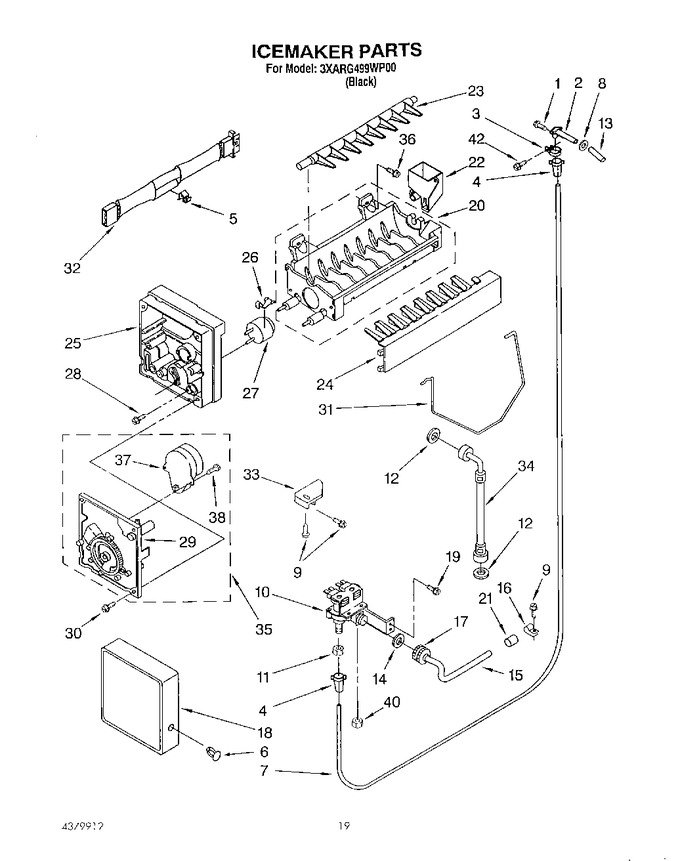 Diagram for 3XARG499WP00