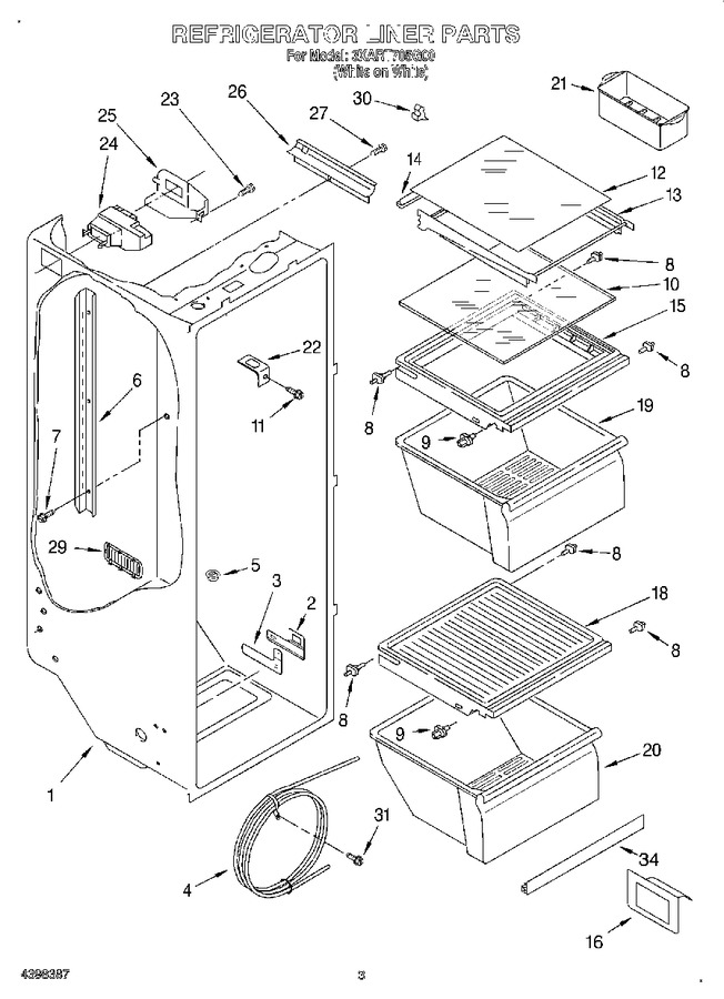 Diagram for 3XART705G00