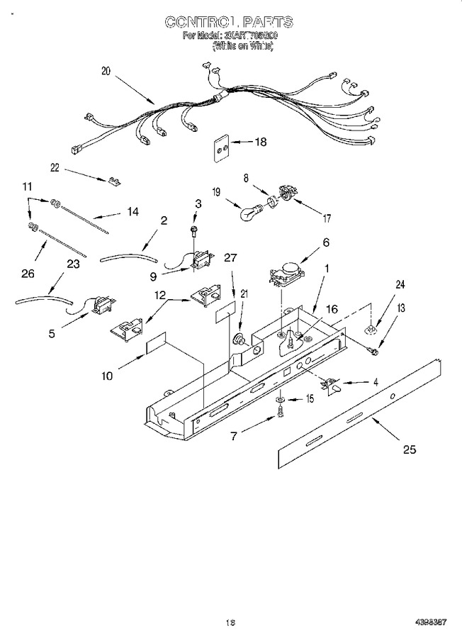 Diagram for 3XART705G00