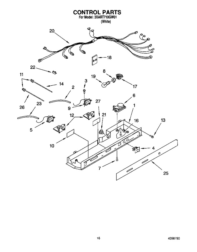 Diagram for 3XART710GW01