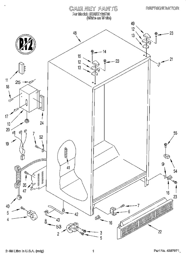 Diagram for 3XART725F00