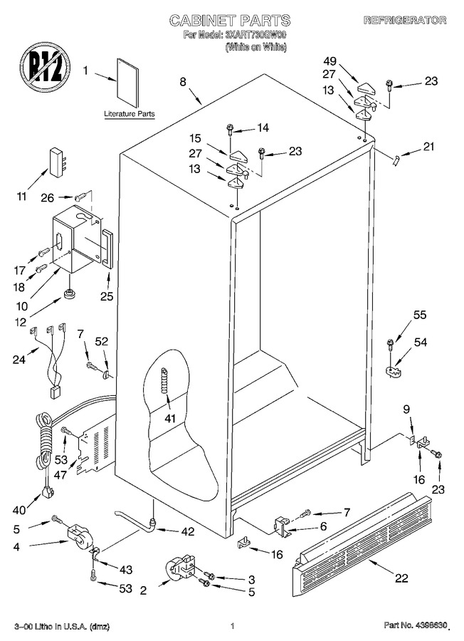 Diagram for 3XART730GW00