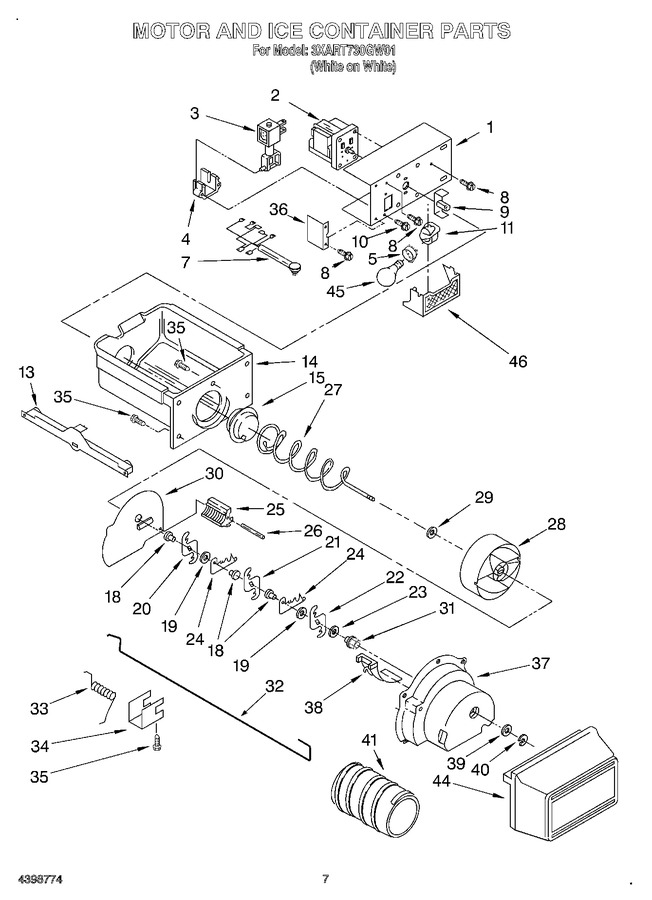 Diagram for 3XART730GW01