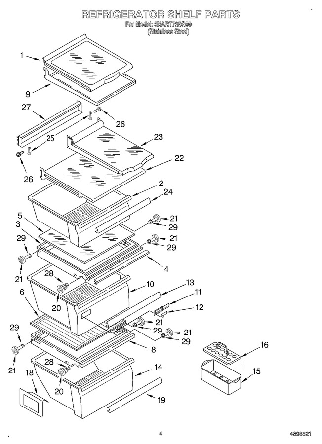 Diagram for 3XART735G00