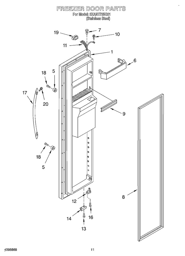 Diagram for 3XART735G01