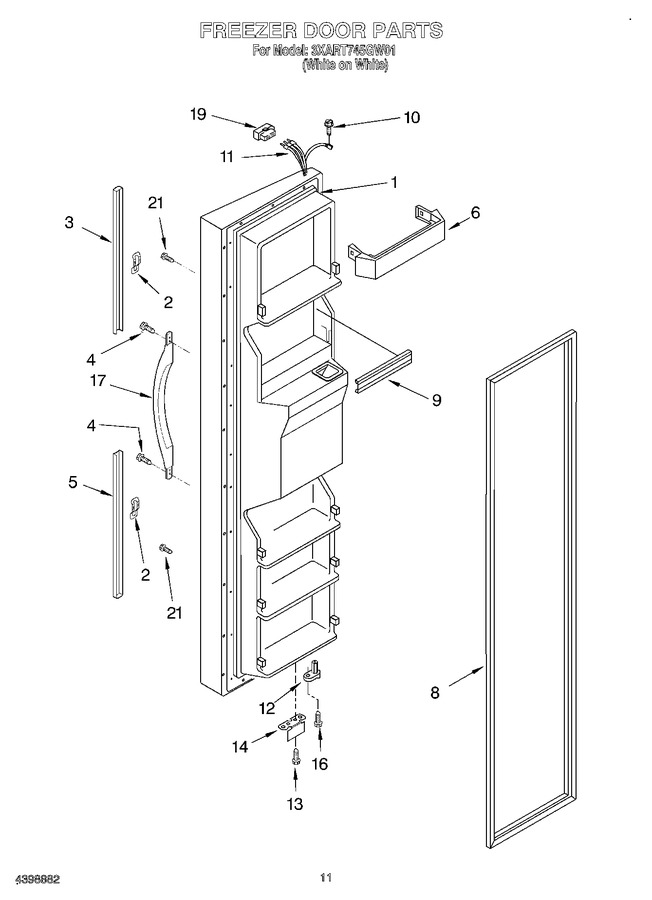 Diagram for 3XART745GW01