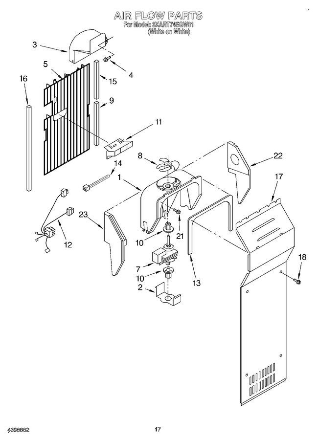 Diagram for 3XART745GW01