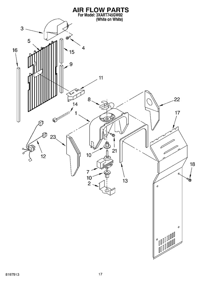 Diagram for 3XART745GW02