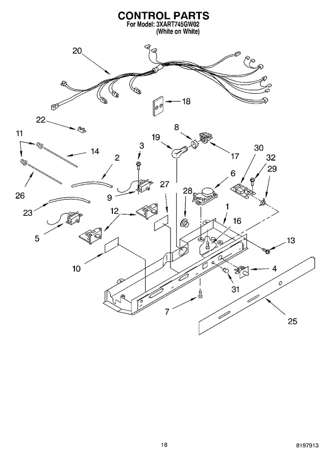 Diagram for 3XART745GW02