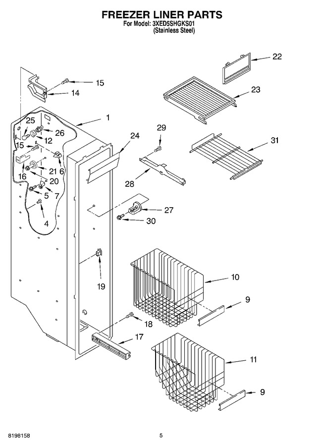 Diagram for 3XED5SHGKS01